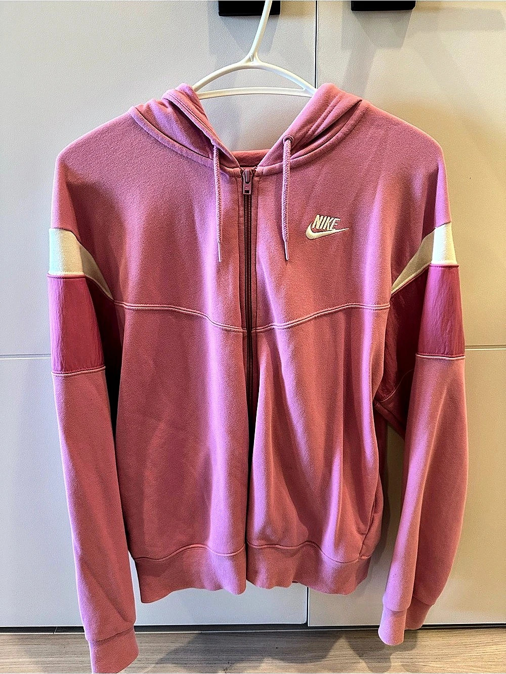 Nike Pink Zip-Up Hoodie